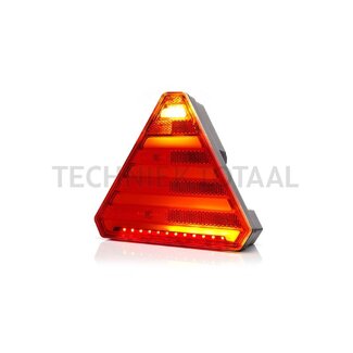 GRANIT LED-achterlicht links 163 x 143 x 75 mm, 7-polig, 12 - 24 V