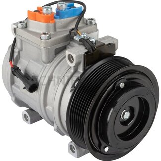 GRANIT Klimakompressor 12 V, R134a, Riemenscheibe Ø 119 mm, PV8 Claas