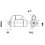 MAHLE Starter 24 V, 3,6 kW, 10 tanden, Ø 100 mm | MS 1002