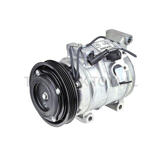Denso Airco Kompressor 12 V, Riemenscheibe Ø 120 mm, 4 Nuten, R134a, 10S15C
