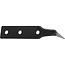 GRANIT BLACK EDITION Replacement blade set for draw knife 38 mm koolstofstaal - 10 pieces