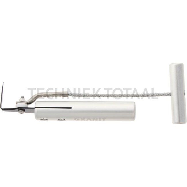 GRANIT BLACK EDITION Draw knife for glass removal trekkend 130 mm