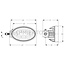 GRANIT LED work lights spotlight 4400 lm, 56 W, 10 - 30 V, 160 x 100 x 68 mm | 11995797, 3786668M93, 4272829M91, 84254565, 84254566