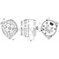 HELLA Alternator 14 V, 200 A, without belt pulley | 8EL 015 643-011, 01183187