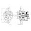 HELLA Alternator 14 V, 33 A, pulley Ø 82 mm, 1 groove Massey Ferguson | 8EL 015 643-181, 1875955M1, 1895271M91, 1897264M91