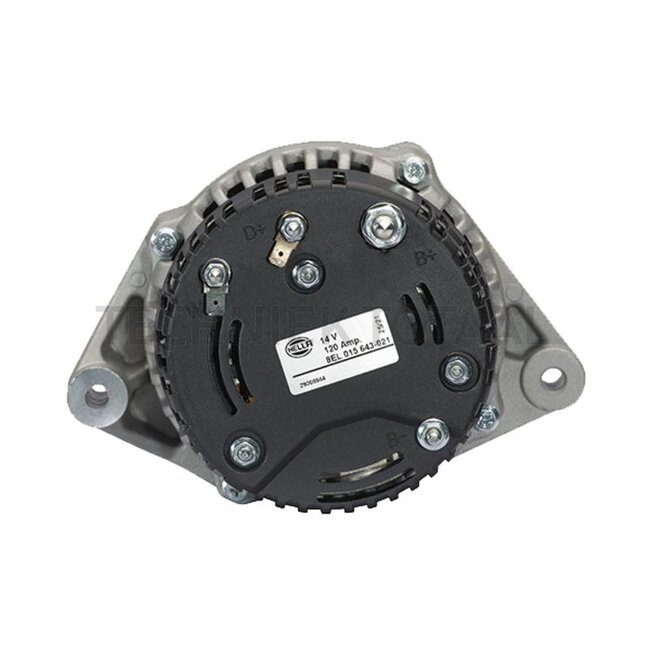 HELLA Generator 14 V, 120 A Fendt, Valtra-Valmet | 8EL 015 643-021, V836666721