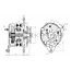 HELLA Alternator 14 V, 65 A, pulley Ø 90 mm, 1 groove Massey Ferguson 1007 | 8EL 015 643-211, 3538541M91