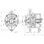 HELLA Generator 12 V, 55 A, Riemenscheibe Ø 82 mm, 9 Zähne | 8EL 015 643-171, 1530354C1, 4711700, 4772683, 4808498