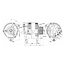 HELLA Alternator 14 V, 120 A, pulley Ø 67 mm, 8 grooves | 8EL 015 643-051, 73401608, 82010242, 82014508, 82020011