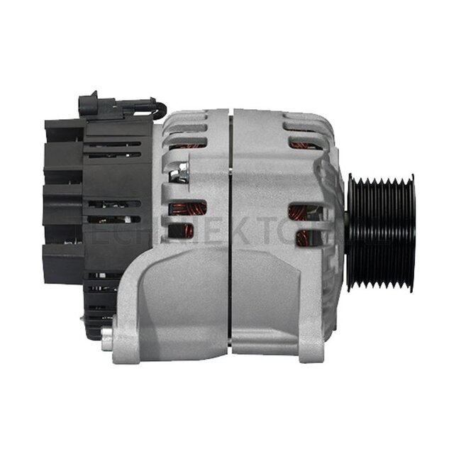 HELLA Alternator 14 V, 120 A, pulley Ø 61 mm, 8 grooves | 8EL 015 643-031, 84141452, 87652087