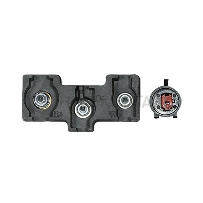 HELLA Alternator 14 V, 120 A, pulley Ø 61 mm, 8 grooves | 8EL 015 643-031, 84141452, 87652087