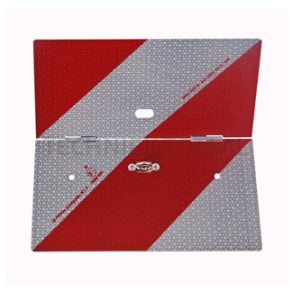 GRANIT Warning sign pointing left folding 285 x 286 mm Fendt