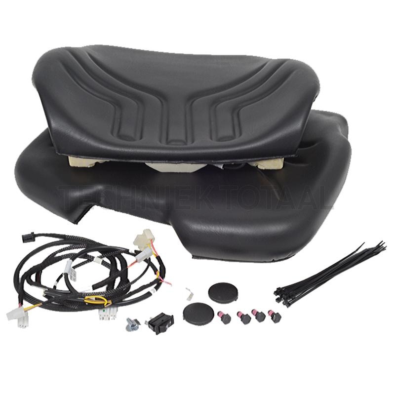 GRAMMER Bekledingsset zitkussen verwarming 12 V, 530 mm, PVC zwart 731 | 1204371