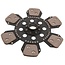 SACHS Clutch plate sintered 41 x 45 mm, 22 grooves Fendt Favorit 611 - 615 | Z285100103010, F285100102010, H285100103010, 285100102010, 1864 462 001