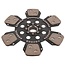 SACHS Clutch plate sintered 41 x 45 mm, 22 grooves Fendt Favorit 611 - 615 | Z285100103010, F285100102010, H285100103010, 285100102010, 1864 462 001