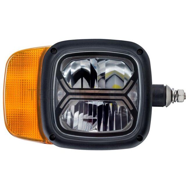 GRANIT Fahrscheinwerfer LED rechts beheizt 209 x 158 x 119 mm, 12 / 24 V, 6pin DT