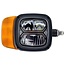 GRANIT Fahrscheinwerfer LED rechts beheizt 209 x 158 x 119 mm, 12 / 24 V, 6pin DT