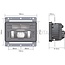 GRANIT Koplamp LED 12/24 V, 168 x 107 x 81,5 mm, H4 | 1-34-672-040, 1-34-672-050, 1693944M93, 3809346M91, 3824712M91