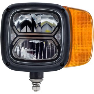 GRANIT Fahrscheinwerfer LED links beheizt 209 x 158 x 119 mm, 12 / 24 V, 6pin DT