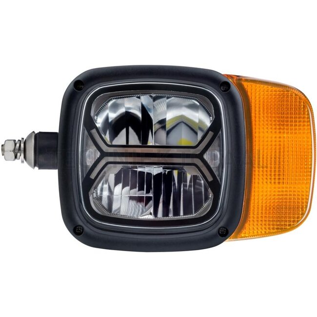 GRANIT Fahrscheinwerfer LED links beheizt 209 x 158 x 119 mm, 12 / 24 V, 6pin DT