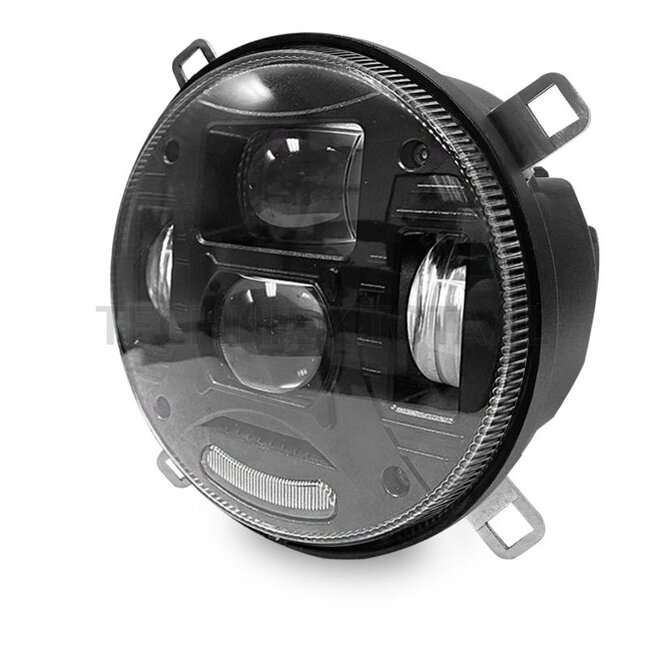GRANIT Hauptscheinwerfer LED rund 133 x 166 x 84 mm, H4, 12/24 V | 1621205M1, 1662374M91, 1662377M91, 1672768M91, 1672769M91