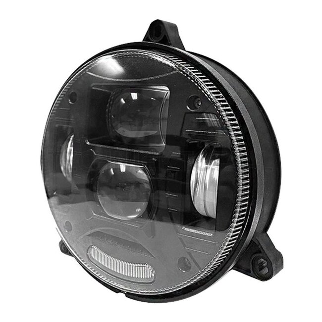 GRANIT Koplamp LED rond 133 x 166 x 84 mm, H4, 12/24 V | 1621205M1, 1662374M91, 1662377M91, 1672768M91, 1672769M91
