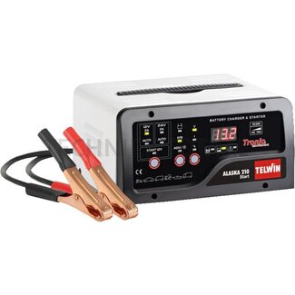 Telwin Batterieladegerät "Alaska 210 Start" 12 / 24 V, 25 / 12 A, 10 - 300 Ah