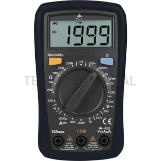TRAXOR Multimeter Digital MM15 Kat II 250 V, 10 A