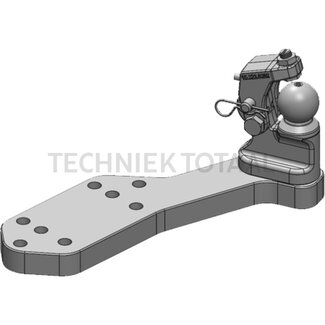 Scharmüller Forced steering 250 mm, K50, right, 2 ton, black, 11,23 kg