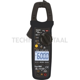 TRAXOR Strommesszange AM75X Kat II 600 volt, Kat III 300 volt