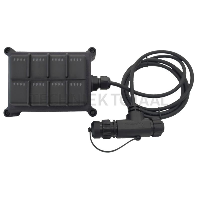 b-Isobus keypad 2x4, 28 knoppen, AUX-N, IP68