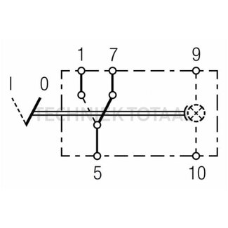 GRANIT Rocker switch on/on, position- and function lighting