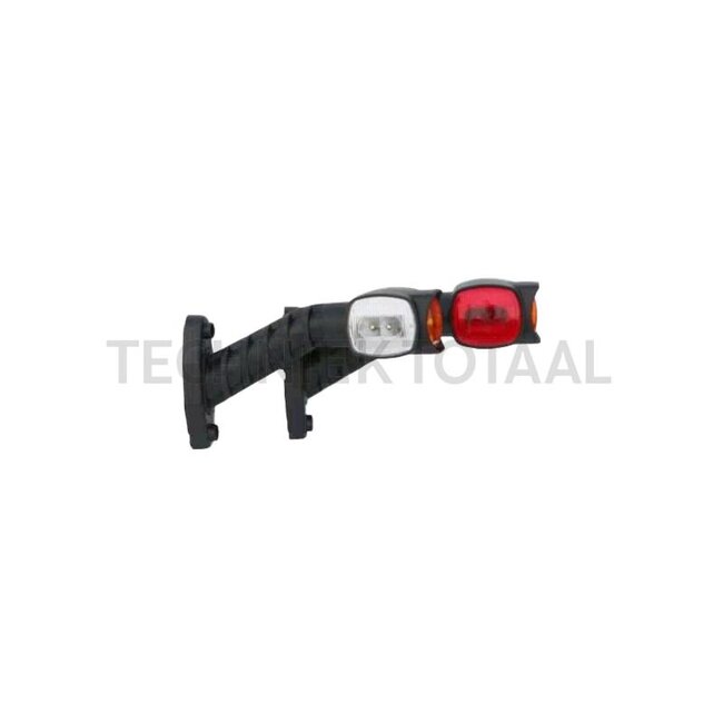 Begrenzingslamp LED 12 / 24 V, wit/rood/oranje, P2G, 3 m, rechts | 1U1127-003