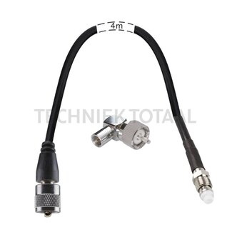 GRANIT PL-kabel naar FME 4 m, incl. FME naar DV adapterstekker