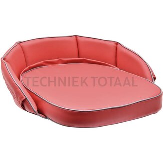 GRANIT Sitzkissen rot, Rückenhöhe 20 cm, PVC IHC D 212 - D 440