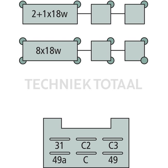 GRANIT Blinkrelais 2 + 1 + 1, 18 W Güldner G 25 - G 75