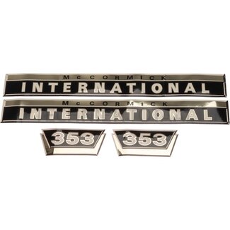 . Transferset kunststof grille Case IH 353