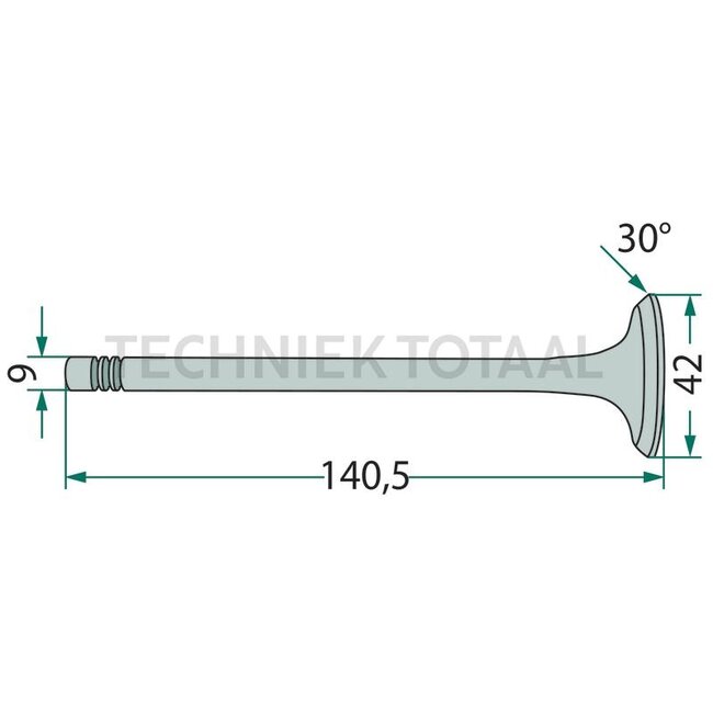 GRANIT Exhaust valve engine For 314, For 352 Mercedes-Benz MB-Trac, Unimog