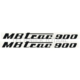 . Aufklebersatz Motorhaube Mercedes Benz MB-Trac 65/70, 700, 800, 900