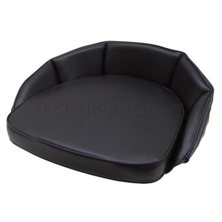 Seat cushion black, backrest 12 cm Case IH, Güldner, Hanomag
