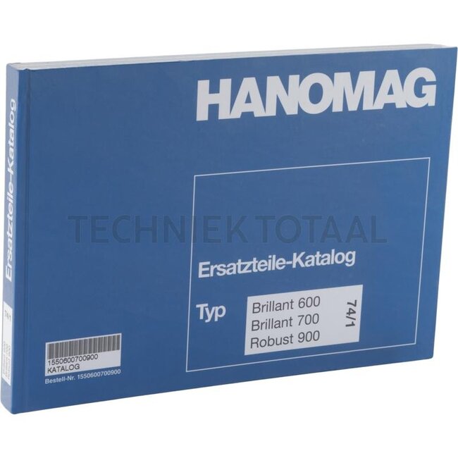 GRANIT Ersatzteilliste Hanomag Brillant 601/701, Robust 901