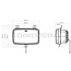 GRANIT Hauptscheinwerfer LED 12/24 V, 155 x 127 x 73 mm, H4 | 2.8039.026.0