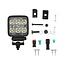 GRANIT LED work lights spotlight 2938 lm, 36 W, 10 - 30 V, 85 x 85 x 42 mm