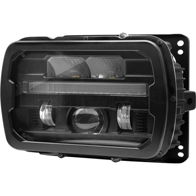 GRANIT Hauptscheinwerfer LED 12/24 V, 205 x 165 x 84,5 mm, H4 Case IH, Fiat | 5120073, 5138349