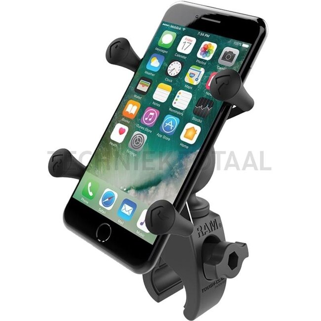 RAM MOUNTS X-Grip clamp bracket smartphone 47,63-82,55 mm, tube-Ø 15,9-29,0 mm | RAM-HOL-UN7-400U