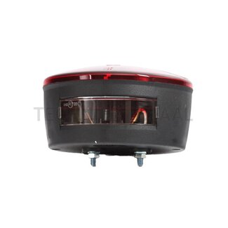 Rear light left round Ø 142 mm, 12 / 24 V, 2x M6
