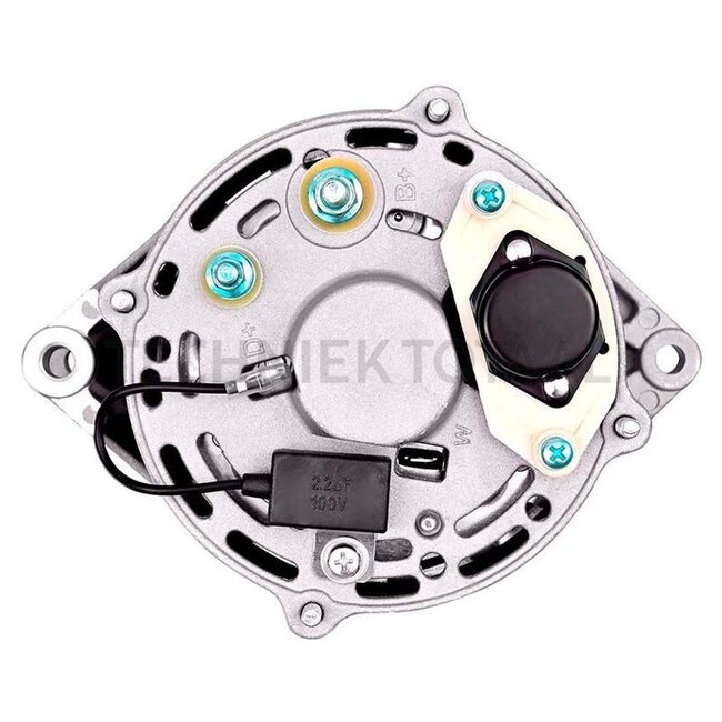 HELLA Lichtmaschine 14 V / 65 A, Riemenscheibe Ø 82 mm, 1 Nut, Fendt, John Deere | 8EL 015 643-231, AL207585, AL23434, AL23850, AL23856