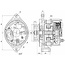 HELLA Alternator 14 V / 95 A, pulley Ø 86 mm, 2 grooves, Case IH, Ford | 8EL 015 643-271, 142000090195, 162000090295, 47335508, 87745604