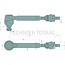 GRANIT Spurstange M22 x 1,5, 368 mm, Konus 27 - 30,5 mm Massey Ferguson | 730.24.668.03