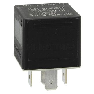 BOSCH Micro-relais 24 V, 20 A, 5 polen, wisselcontact